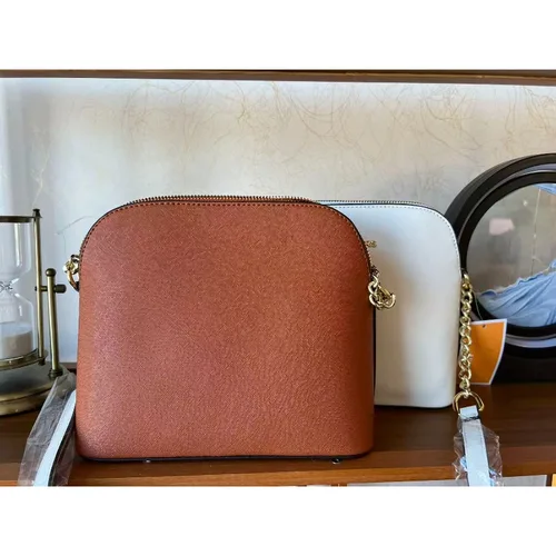 Imagen 2 del producto 2026 nuevo bolso de mujer, bolso de cuero con patrón cruzado, bolso de concha pequeña, bolso de hombro cruzado con cadena, bolso de mujer