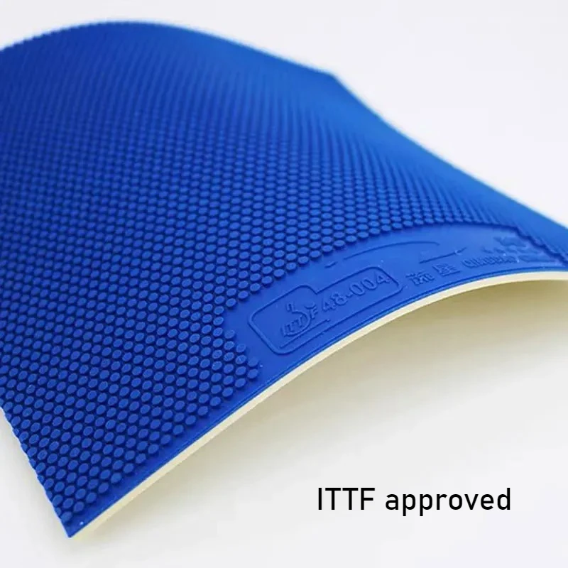 METEOR 845 575 Noppen aus Tischtennis-Gummiplatte, Schwammstärke 2,0/2,1 mm, Tischtennisschläger, Gummibogen, schneller Angriff, ITTF