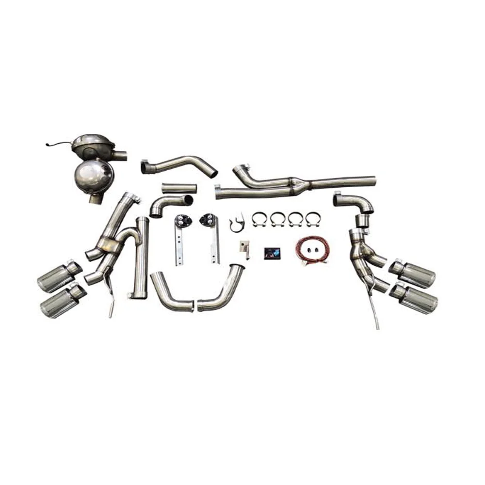 Suitable for Mercedes-benz uses the G-Class W463 G350D active exhaust system in silver