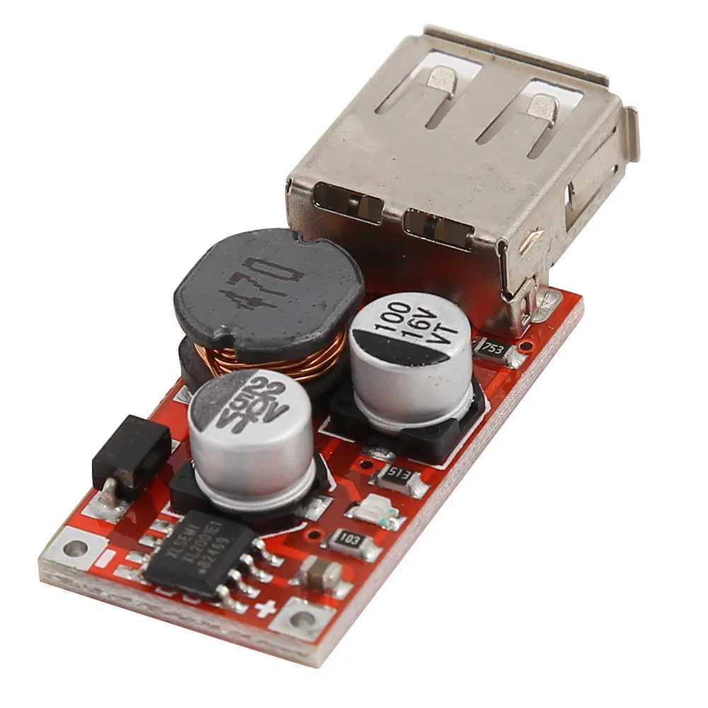 DC-DC HW-676 9V/12V/24V do 5V ładowarka obniżona moduł zasilania 3A wyjście USB Regulator ładowarka samochodowa Buck tabliczka znamionowa