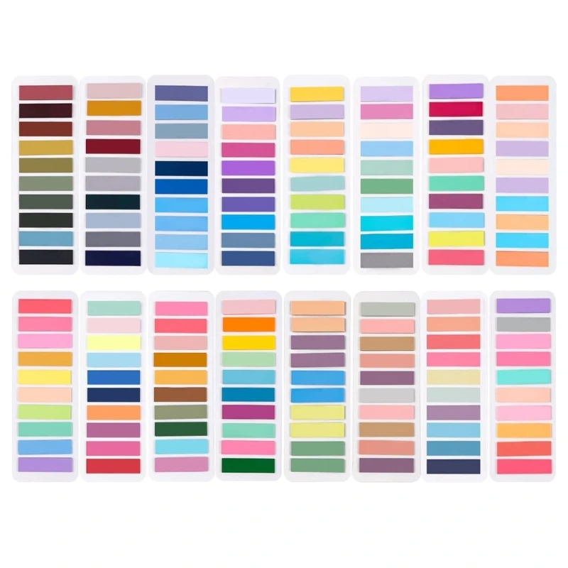 2000-4200 ชิ้นแท็บดัชนีเหนียวพร้อมไม้บรรทัด Binder, ป้ายดัชนีกาวใส