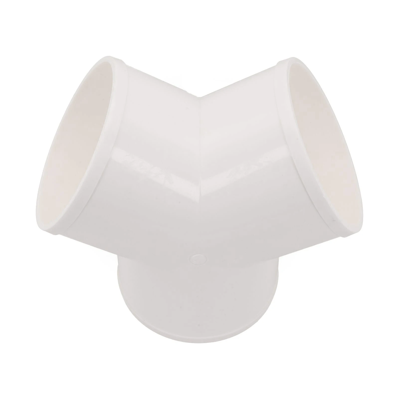 Solid Plastic PVC Y Shape Ducting Splitter Connector for Flexible and Ducting in For Extractor Fan Applications