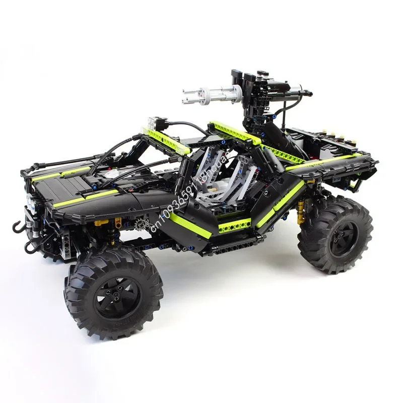 1839PCS MOC Transporter HaloS Warthog Technology Model Building Blocks Stacking Bricks Creative Kid Toy Gift Diy Educational