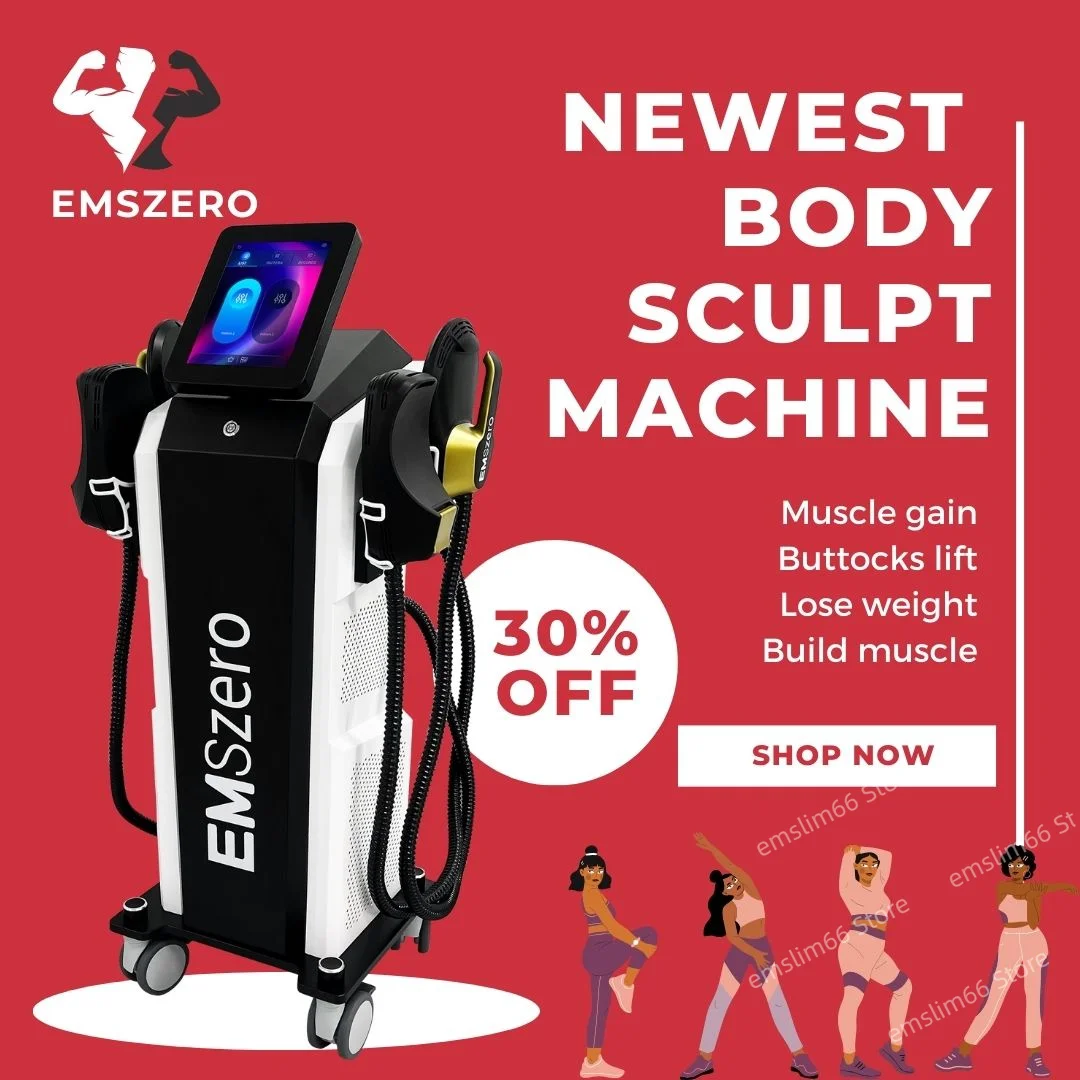 EMSzero Body Slimming Sculpt Muscle Stimulate Fat Removal Eletric Machine Hi-emt RF Weight Lose Portable EMS Slimming Machine