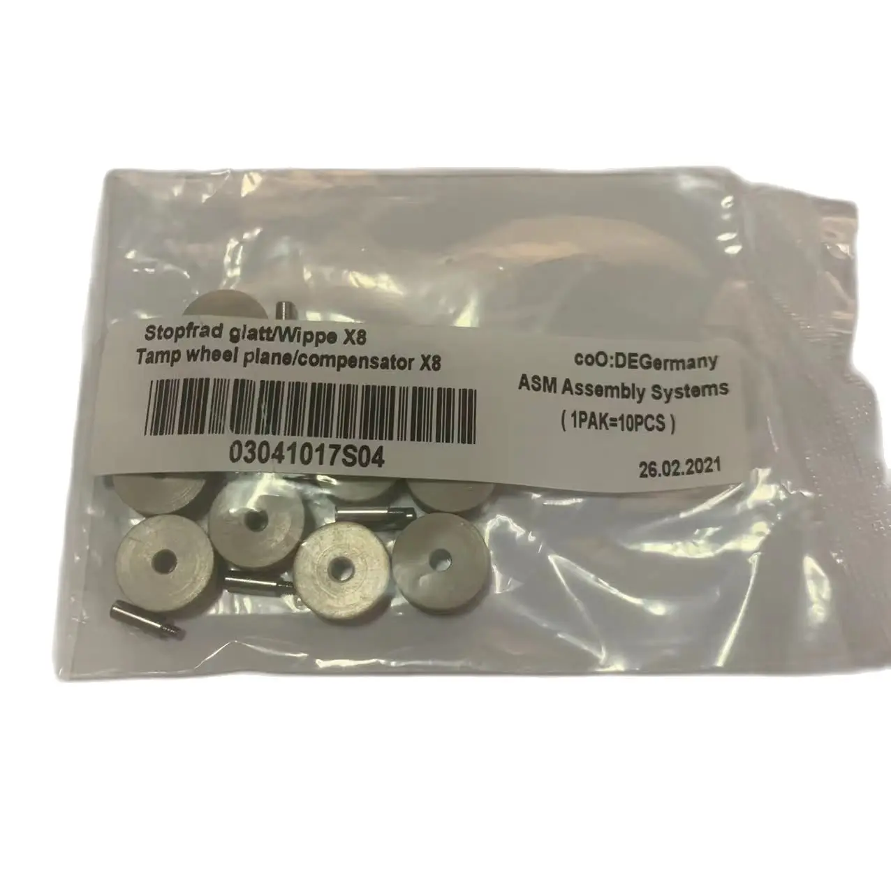 Hoge Kwaliteit Voor Asm Siemens Siplace X Serie 8Mm Feeder 03041017S04 X8 Roller Hoofd Plaat Smt Deel Machine Smt feeder Kit