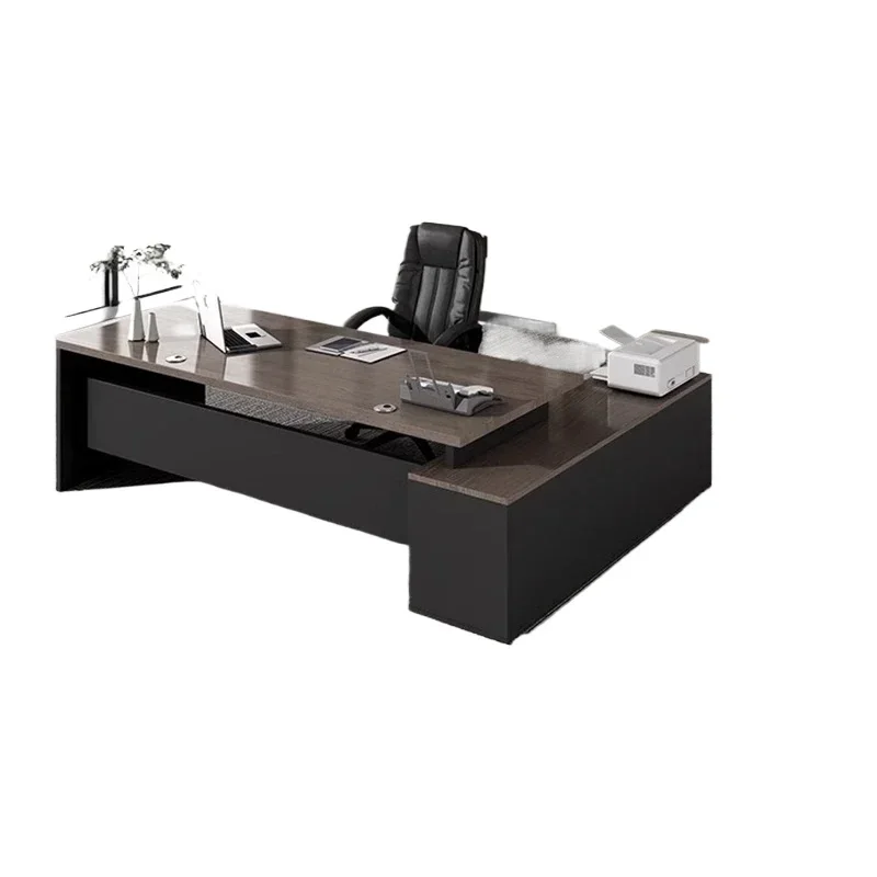 Aesthetic Office Desk Study Desktop Corner Luxury Student Organizer Multifunction Office Desk Reception Biurko Trendy Furniture