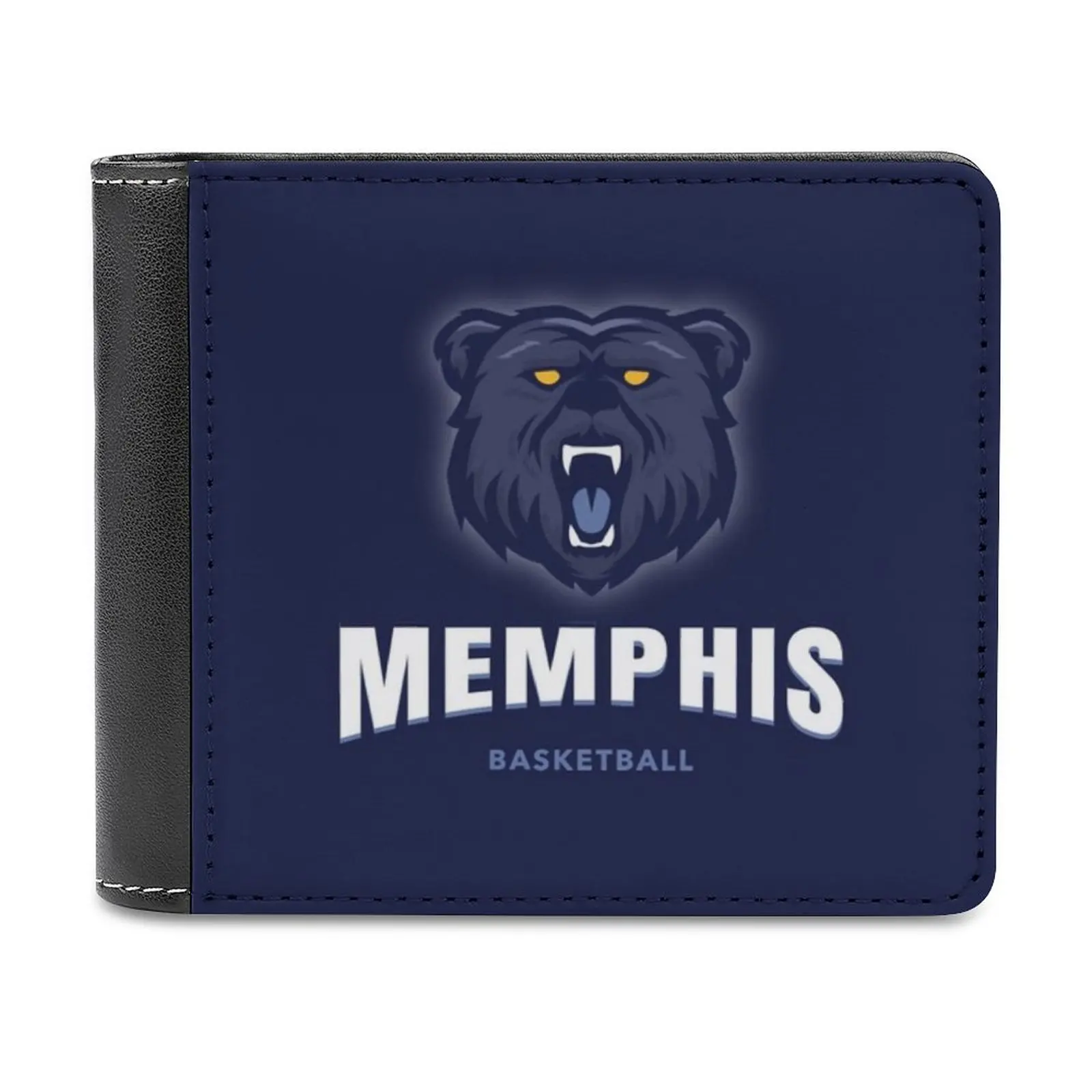 Basketball New Men Wallets Pu Leather Men Purse High Quality Male Wallet Memphis Basketball Grizzly Bears Personalized Wallet