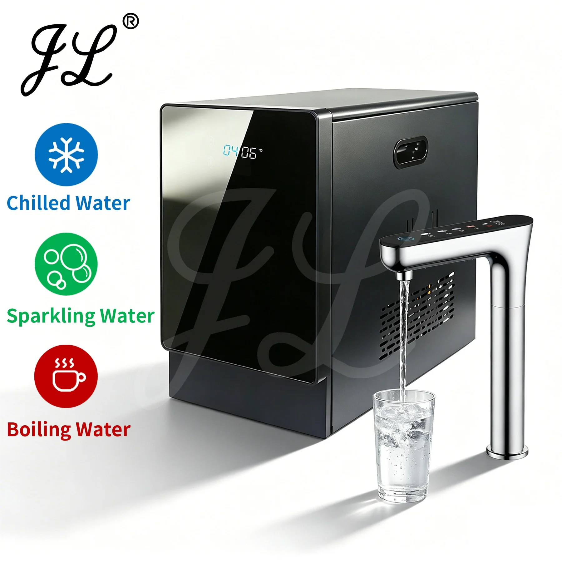 

3-in-1 Hot & Cold Water And Soda Maker Under Sink Water Dispenser With Smart Faucet