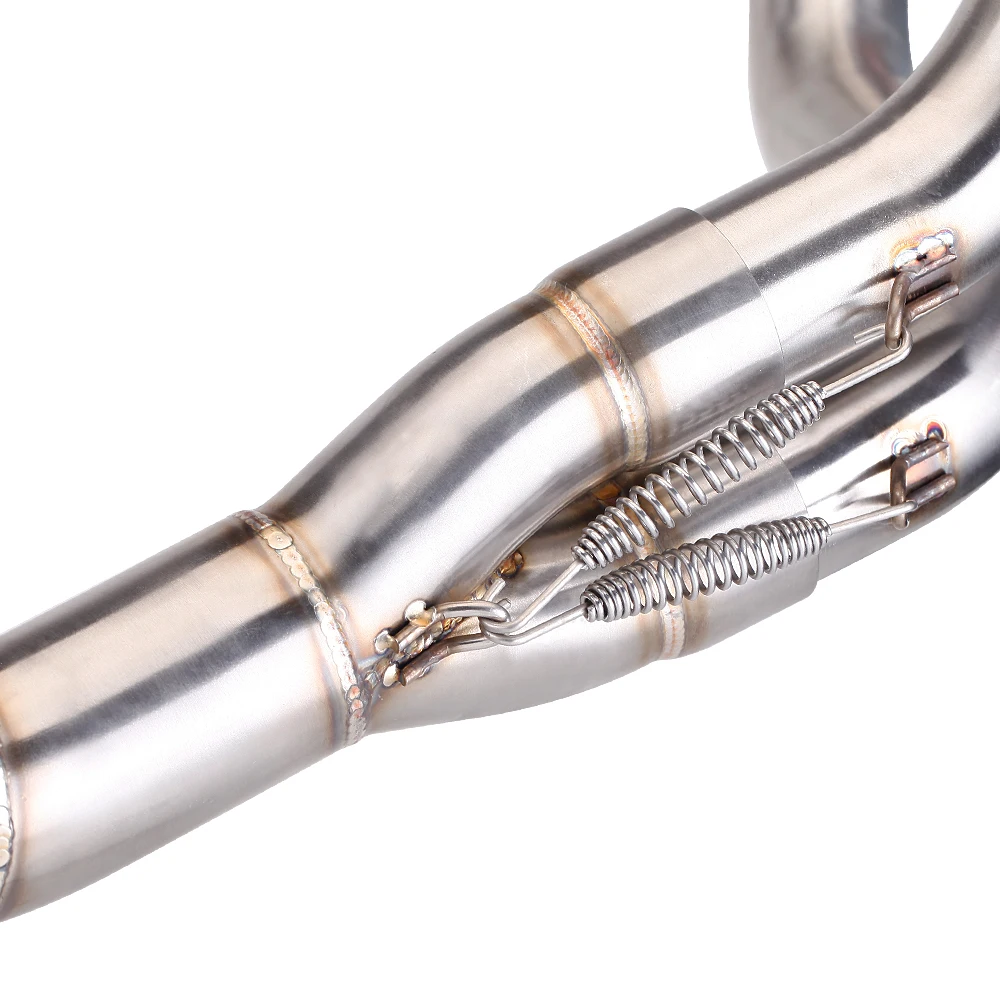 For Honda CRF1000L AFRICA TWIN CRF1000 Slip-on Motorcycle Exhaust Stainless Front Link Pipe 51mm Escape Dirt Moto System Modify