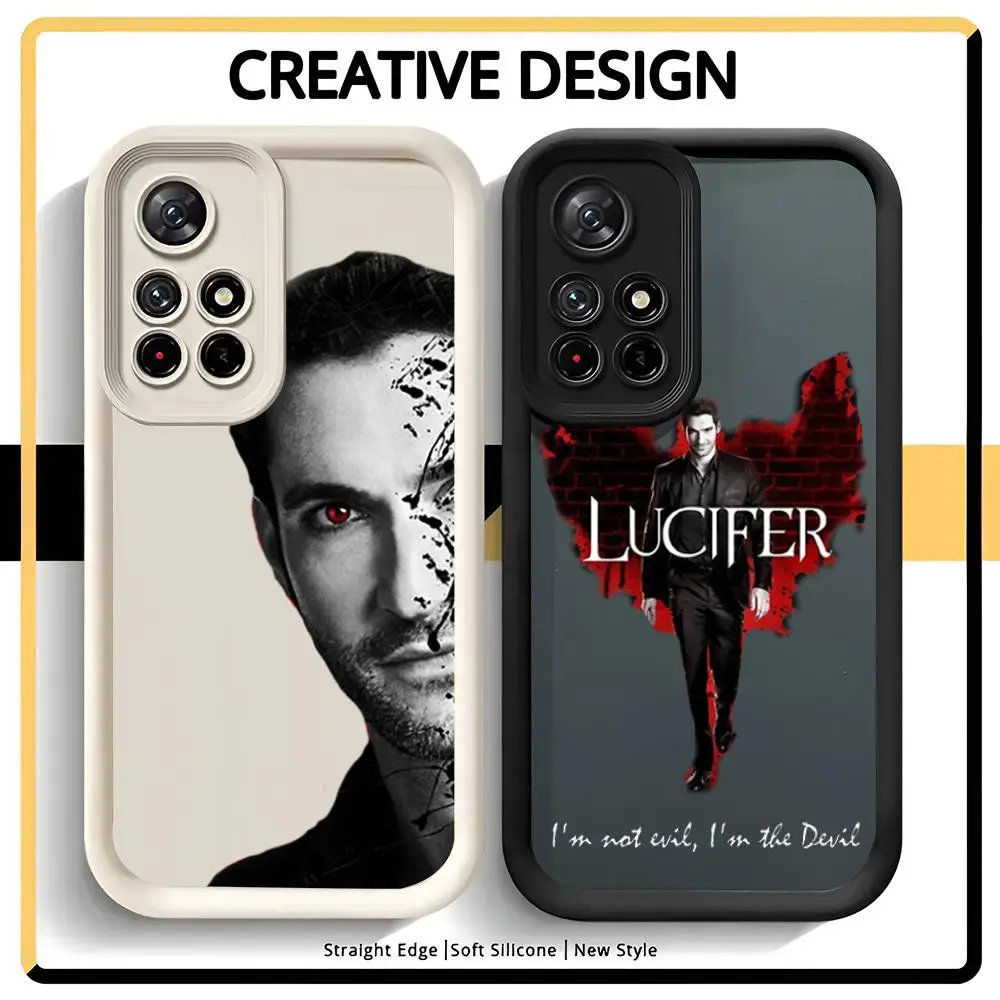 Lucifer M-Morningstars TV Series MINISO Phone Case Eye Ladder For Redmi 10 13Note PRO 13C 4 5G / Xiaomi 14 PRO T POCOX3 5