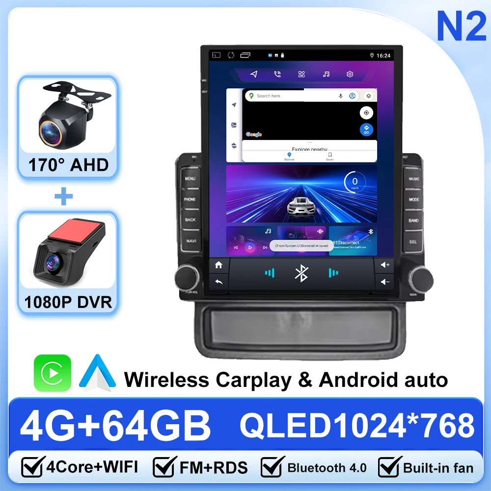 9.7 inch Android 15 Voor Renault Trafic 2 Voor Opel Vivaro EEN Voor Nissan primastar 2006-2014 Auto Radio auto multimedia speler GPS
