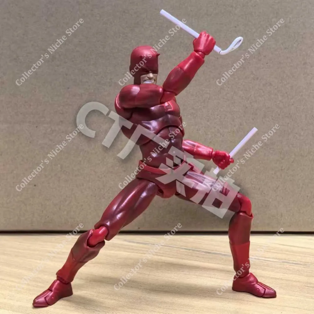 Hot-New Ct Toys Daredevil Figure Mafex 223 Comic Version SHF Anime Action Figure Figurine Statue Model Custom Gifts Kids Toys