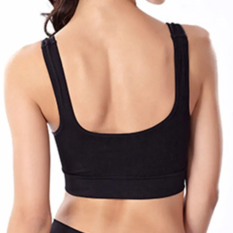 Reggiseno 3D senza cuciture da donna canotta intimo M L XL nero ventilato antiurto Crop Top sport Fitness Yoga Casual