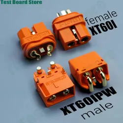 1Pce XT60I XT60IPW male and female plug current gold-plated/brass nickel plated connector model aircraft power battery adapter