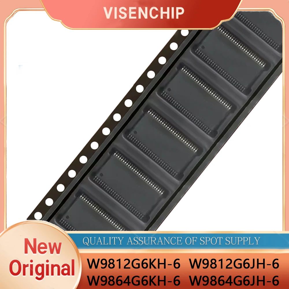 5pieces New W9812G6KH-6 W9812G6JH-6 W9864G6KH-6 W9864G6JH-6 W9812G6KH W9812G6JH W9864G6KH W9864G6JH TSOP-54