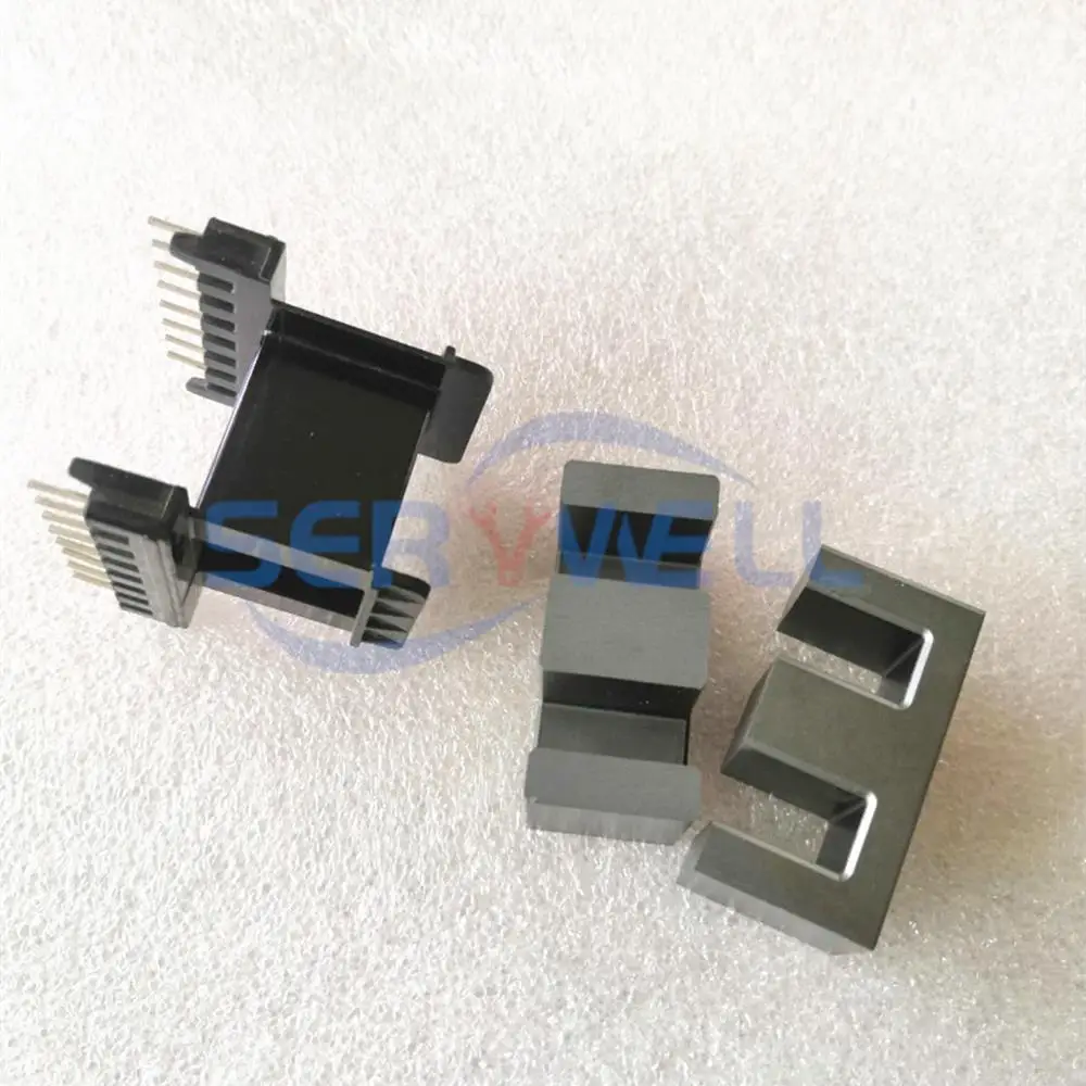 EE42C EE4220 EE42/20 Horizontal 8+8Pins or Vertical 6+6Pins Plastic Coil Former Bobbin Magnetic Ferrite Cores Transformer