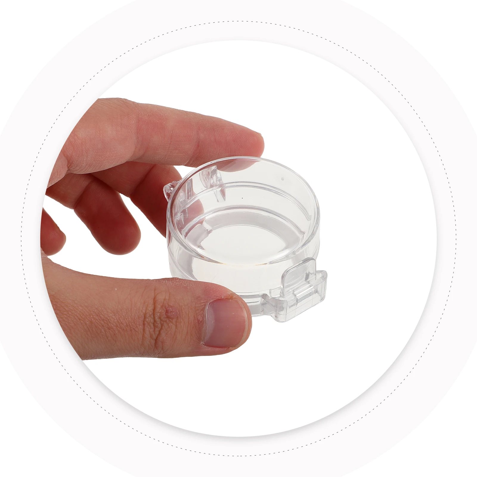 

3 шт., прозрачная защита для детского дверного замка для спальни, кухни, внутренние двери, прочная защелка без ключа, защита для детей