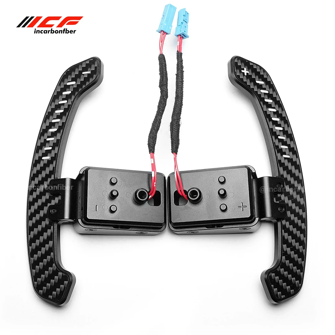 

ICF For BMW 1-4 series f20 f21 f30 f22 f80 g20 g30 g80 Carbon Fiber Magnetic Shift Paddles With Aluminum Alloy Back Cover