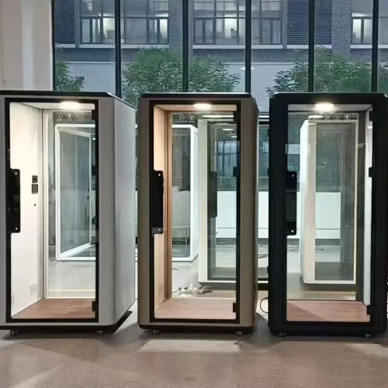 Contemporary Modular Soundproof Office Pod Private Soundproof Phone Booth for Office Living Room