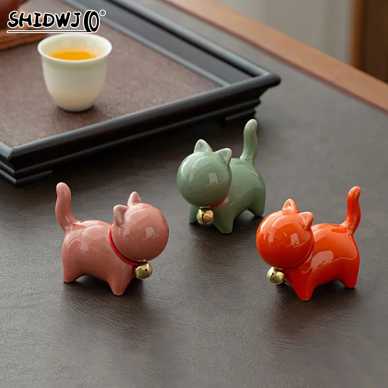 1pcs Universal Cute Toilet Bolt Caps Decorative Toilet Bolt Caps Cat Design Ceramic Cute Animal Covers Easy Installation