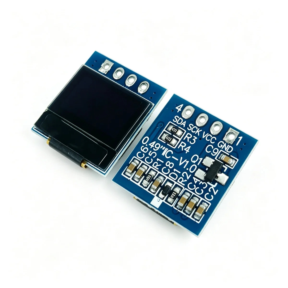 0.49 Inch OLED Display Module SSD1306 64x32 I2C IIC White Screen for Arduino STM32 AVR Embedded DIY Project