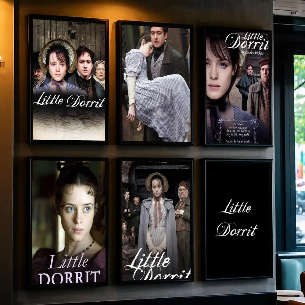 tv series L-Little Dorrit-T Poster Removable Wall Sticker for Home Cafe Bar Office Interior Decor
