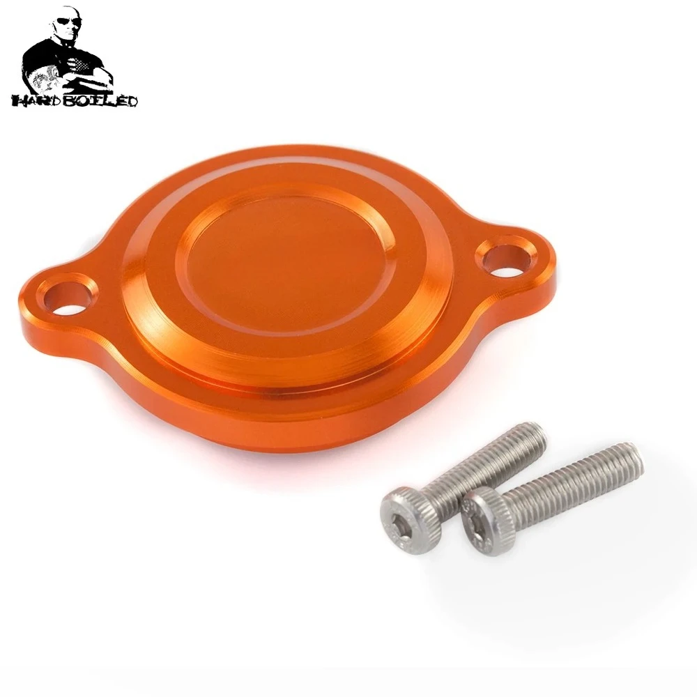390Adventure Rear Orange Motorcycle Engine Oil Filter Cover Cap For 390 Adventure 2020 2021 -2024 Motorbike Oil Filter Cover Cap