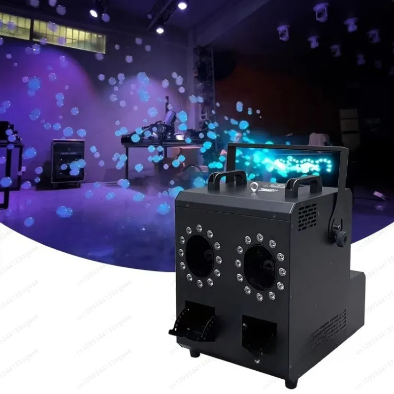 

900W Professional Stage Smoke Bubble Machine with Double Eyes and LED Lights with Stable Performance Worry