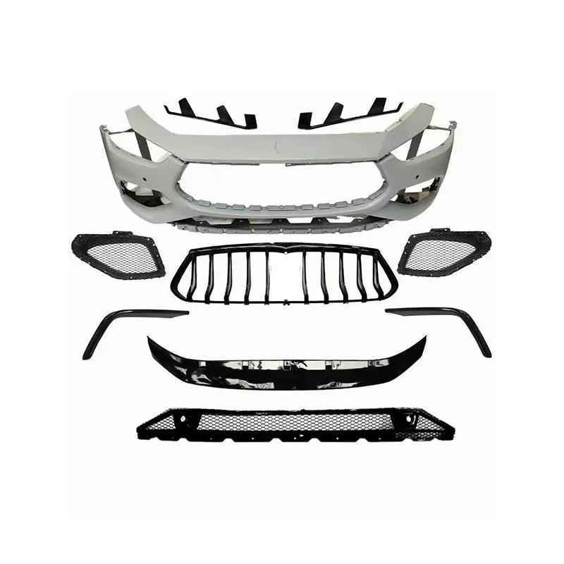 

Factory Price Body Kit for Maserati Ghibli Upgrade PP Material Front Bumper Rear Bumper Diffuser Car Accessories 2014-2021