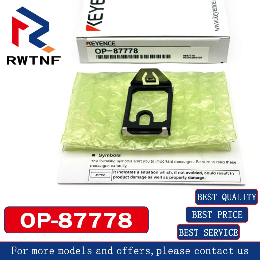 Brand New Genuine OP-87778 KEYENCE Laser displacement sensor protective cover bracket in stock