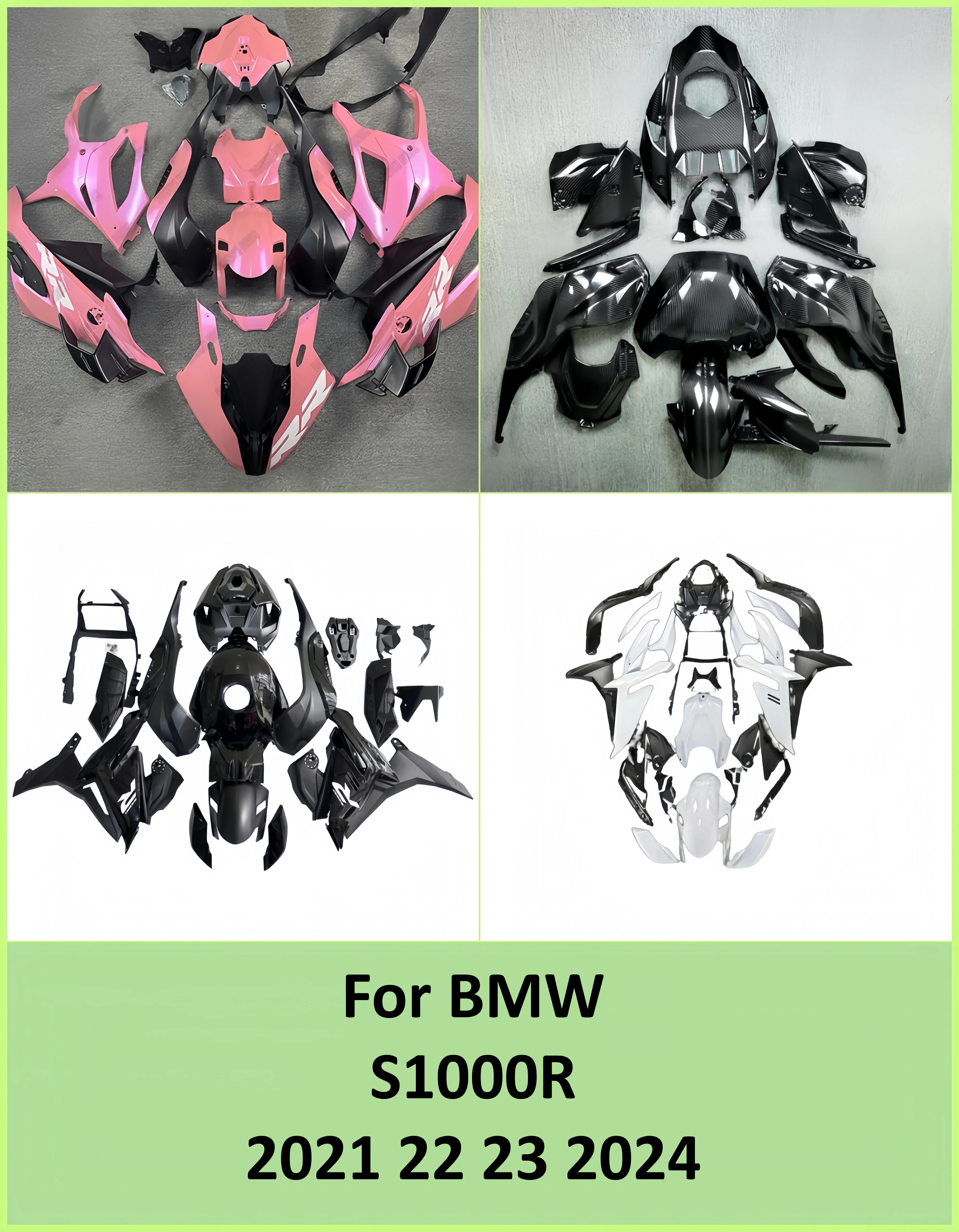 Suitable for BMW S1000R 2021 22 23 2024 motorcycle cowling accessories, multi-color optional, customizable