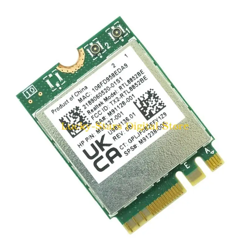 T3EE WiFi 6 BAND DUAL BAND AX1800 Realtek- RTL8852BE M2-NGFF Adattatore Bluetooth-compatibile Bluetooth5.2 Wifile Wifi Wifi Wifi