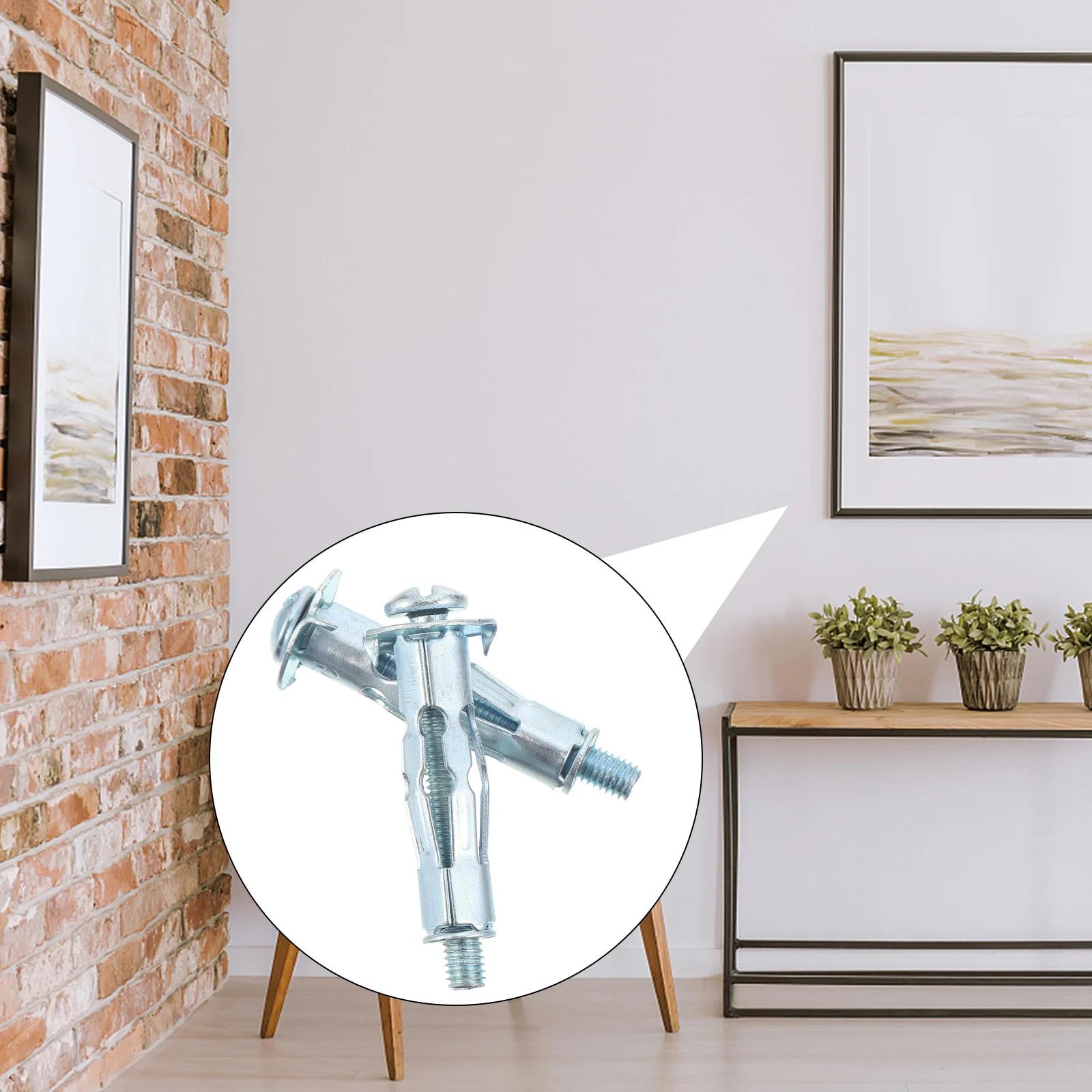 

20 Pcs Expansion Bolt Heavy Duty Hollow Wall Anchors Bolts Feet Cavity Fixer Plasterboard Ceiling Fixings for