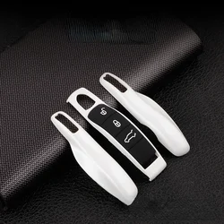 Auto Smart Remote Key Case Fob Abdeckungen Set Shell für Porsche Panamera Spyder Carrera Macan Boxster Cayman Cayenne 911 970 981 991