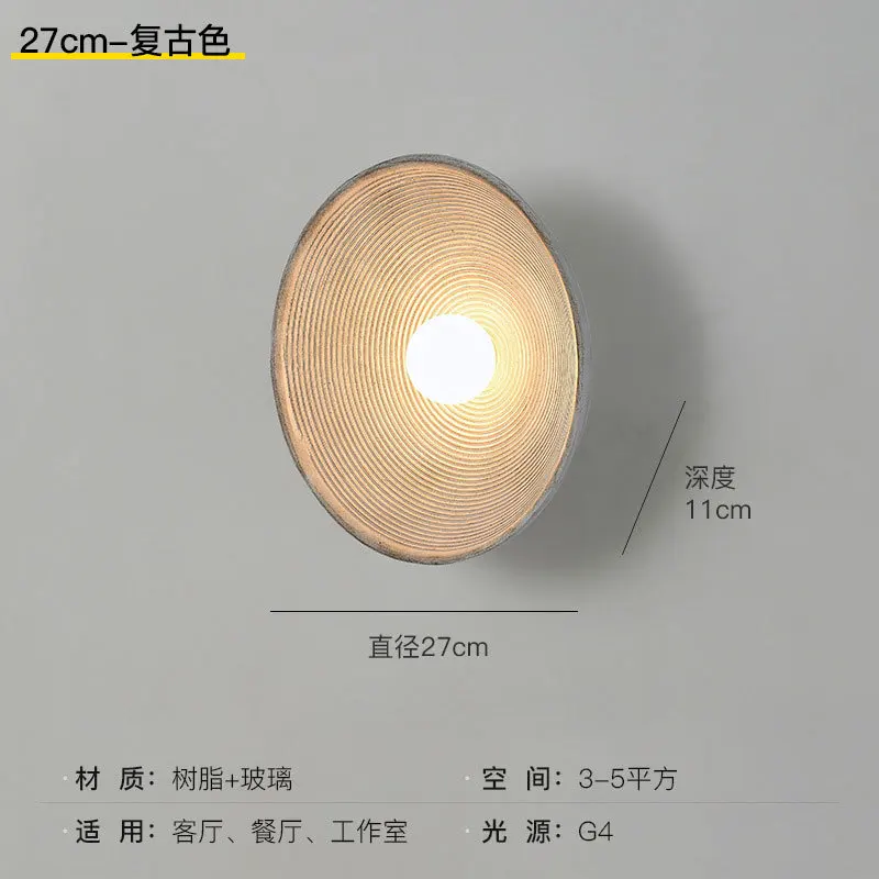 مصباح جداري ياباني بتصميم عتيق لغرفة النوم بجانب السرير B & B لتزيين جدار خلفية غرفة المعيشة وغرفة الشاي #6