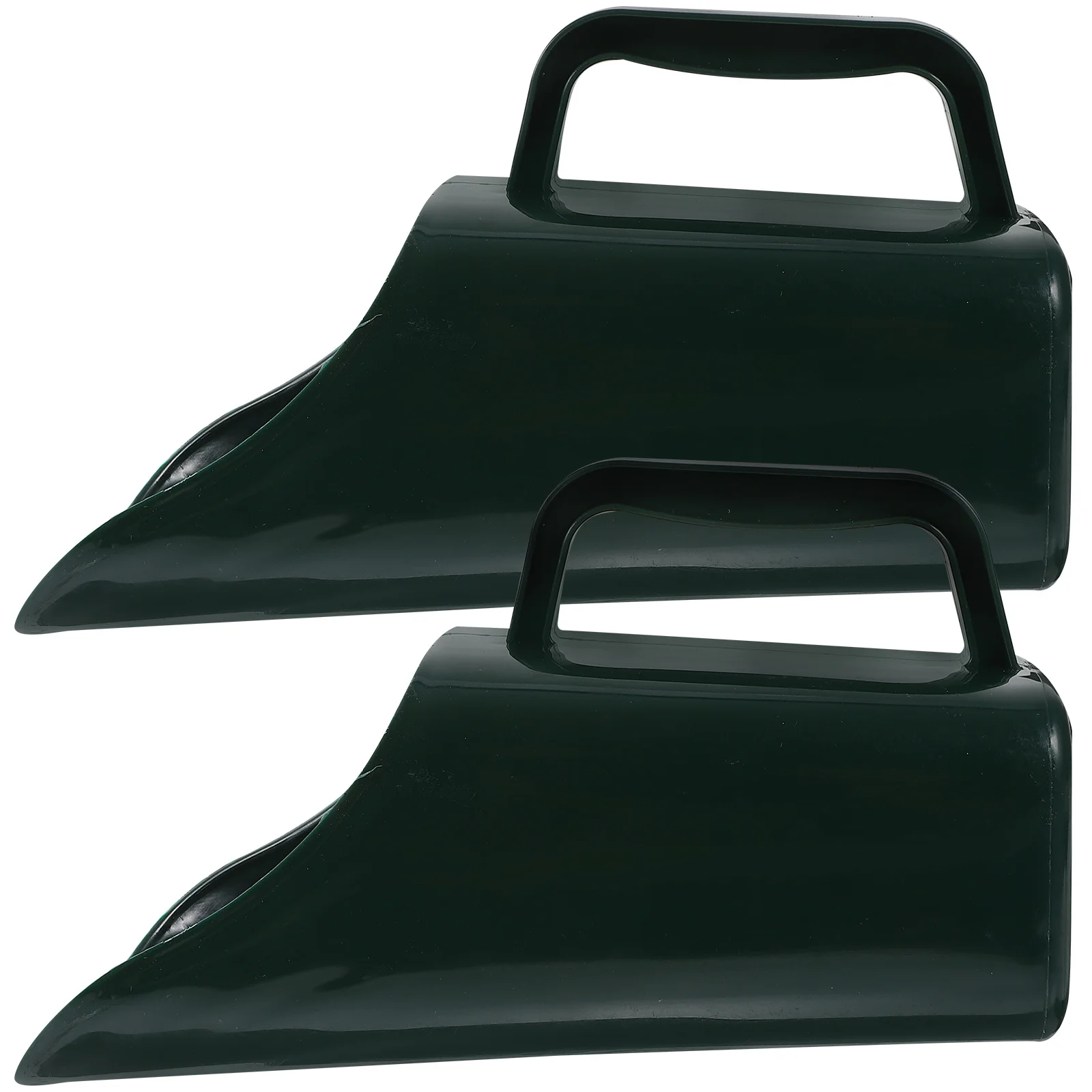 

2pcs Fish Tank Shovel Reusable Plastic Aquarium Sediment Cleaning Scoop Thickened Durable For Gravel Soil Drilling Tool Aquarium