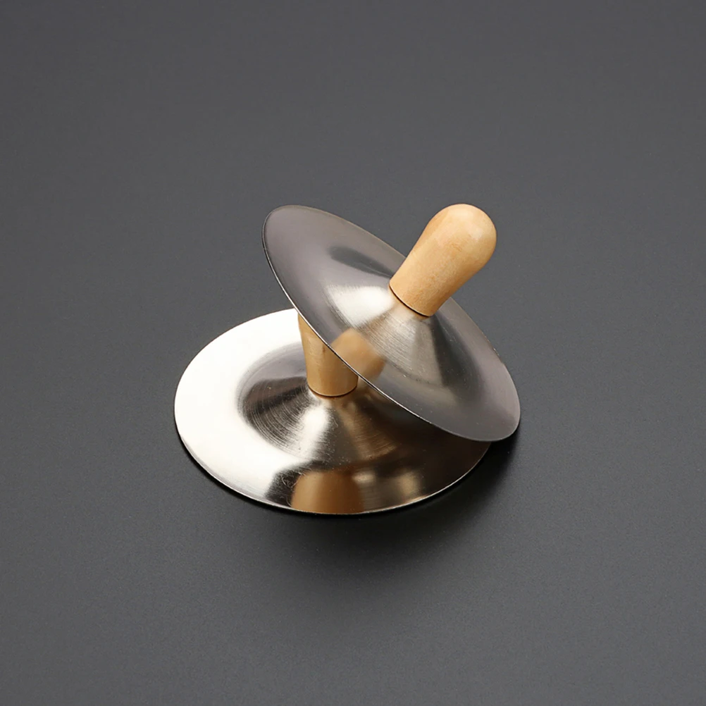 

2 Pcs Finger Cymbals Hand Symbols Instrument Small Musical Kids Toys Belly Dance Percussion Metal Lightweight Storage