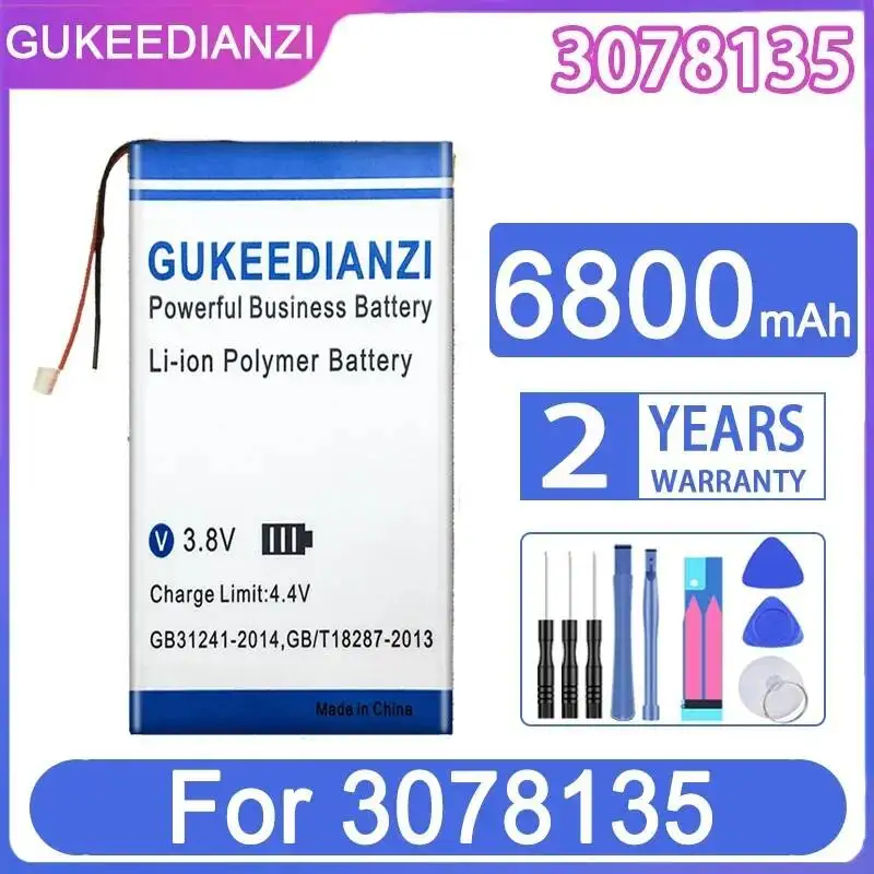 

Сменный аккумулятор премиум-класса для планшетов, 6800 мАч, длительное время работы, подходит для 3078135
