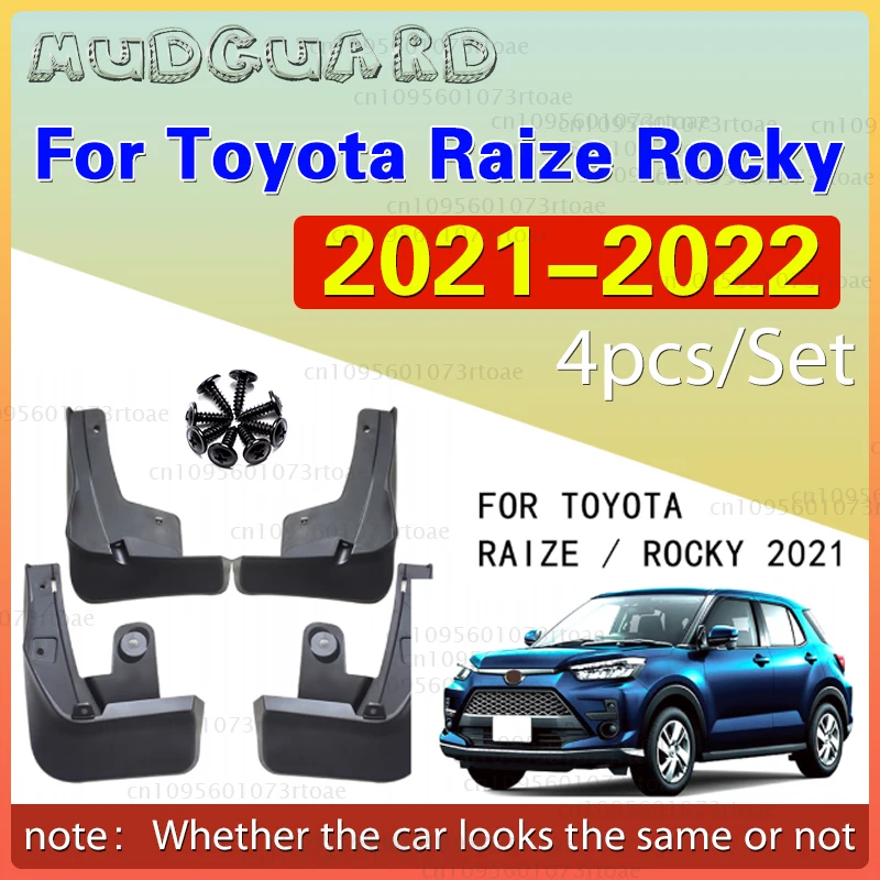 

For Toyota Raize Rocky 2020 2021 2022 2024 Fender Mudguard Mud Flaps Guard Splash Flap Mudguards Car Accessories
