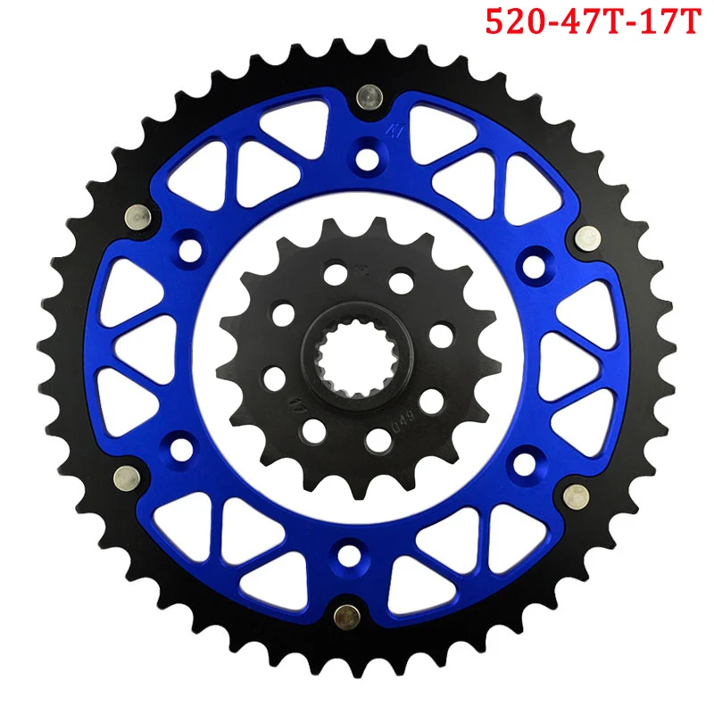 520 Motorcycle 45T-52T 17T Front & Rear Sprocket For 620 640 LC4 690 R Rally SM Ltd.Ed. SMC SMR SMCR 790 890 Adventure R L