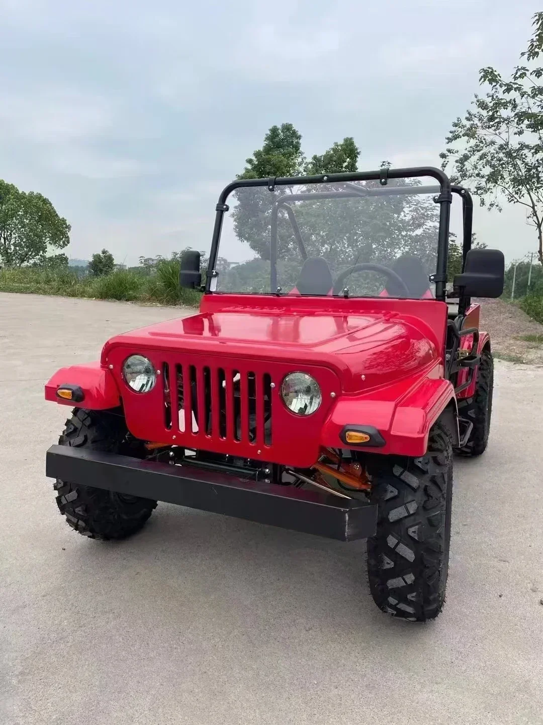 بيع المصنع جيب صغير صيني ويليز 200 سي سي رباعي للأطفال سيارات بنزين تعمل بالغاز