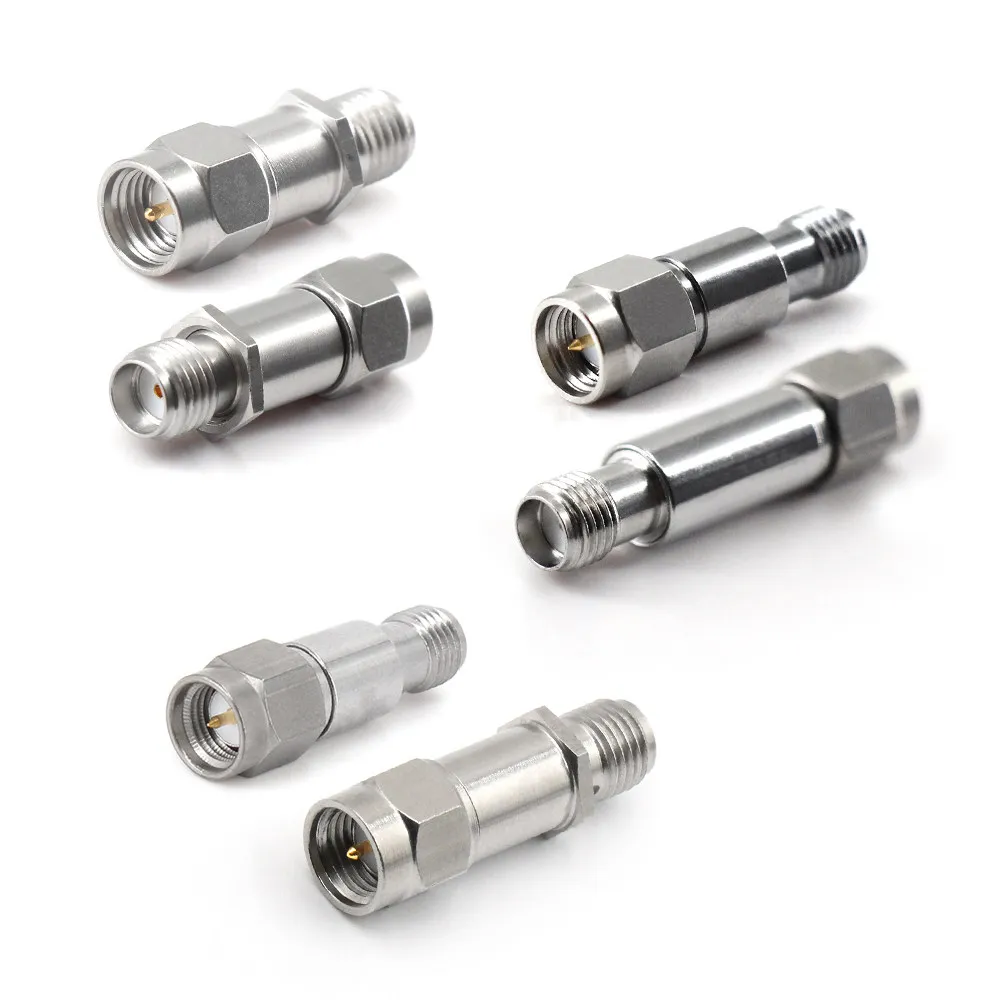 1Pcs SMA Attenuators 2W DC-8GHz Coaxial Fixed Attenuators 1dBi 3dBi 5dBi 10dBi 20dBi 30dBi 50dBi 60dBi Frequency SMA Connectors
