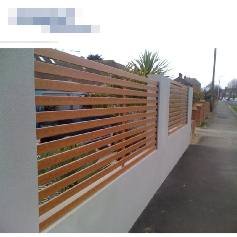 Clôture de confidentialité pour décoration de jardin, panneau étanche, plaque en bois et plastique, 