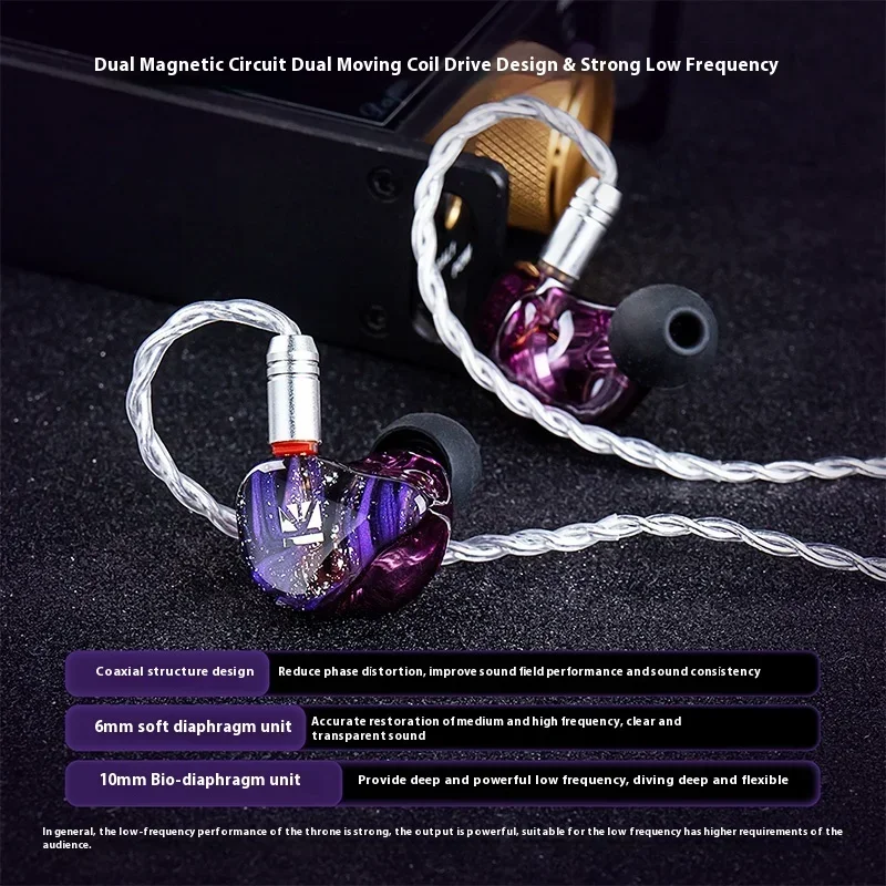 KBEAR Cepheusr In Ear HiFi Earphone 16 Unit Hybrid Technology In-Ear Custom Monitor Headset With Detachable Cable Music Earbuds