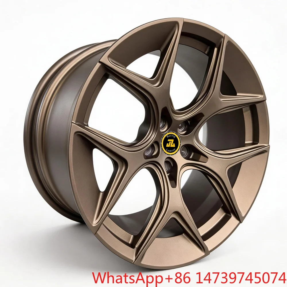 JL Racing Luxury Custom Forged Wheels 15-30 Inch, T6061 Aluminum Alloy Rims Bronze Finish, 5/6/8 Lugs PCD Customizable