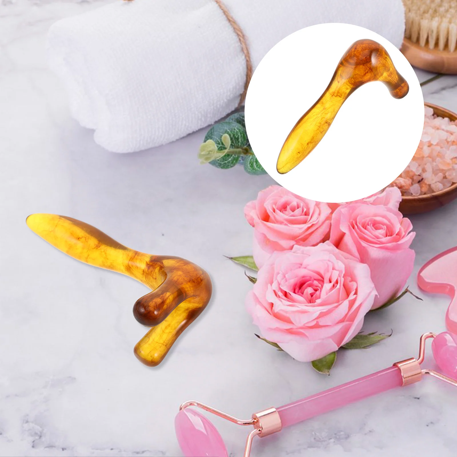 

Resin Facial Nose Scraper Multi-Functional Guasha Tool Nose Bridge Sculpting Face Massager Home Use