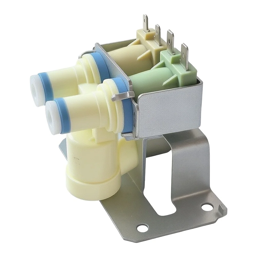 For GE RefriFor GErator WR57X10052 Dual Solenoid Inlet Valve for Consistent Water Delivery to Ice and Dispenser
