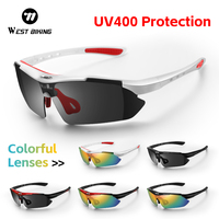 WEST BIKING Outdoor Cycling Sunglasses Men Women Road Driving Bike Glasses Sport Mountain Climbing Eyewear Bicycle UV400 Goggles