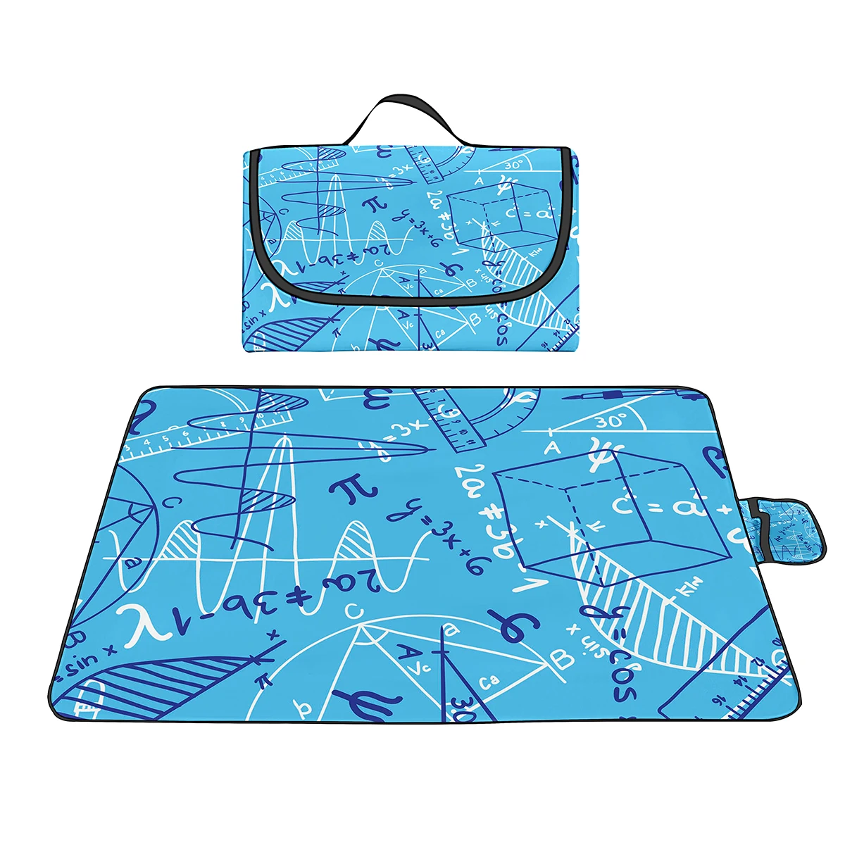 

Picnic Blankets Waterproof Foldable,Beach Blanket Waterproof Sandproof,Large Outdoor Blanket for Grass(Mathematical formula)