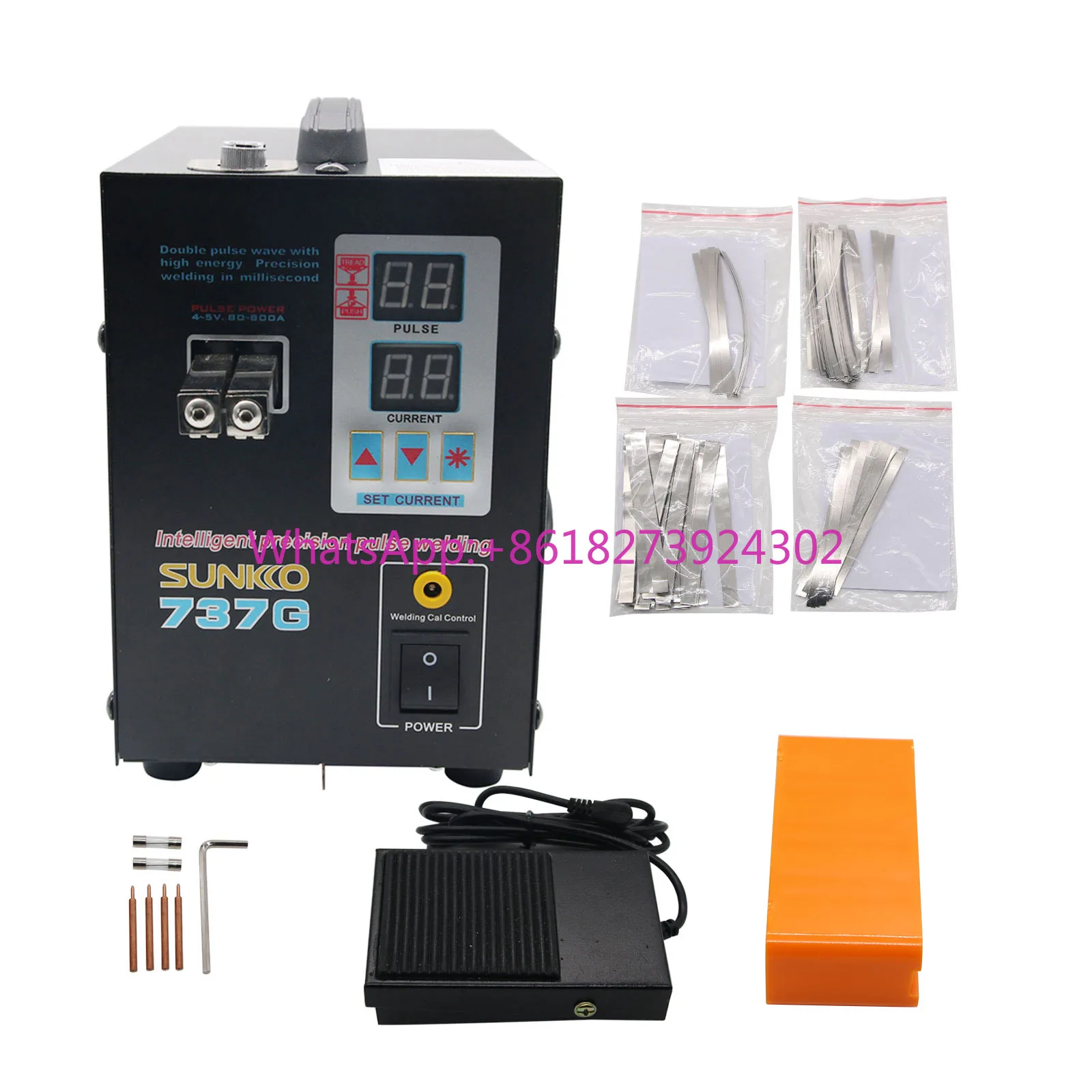 

737G Spot Welder 1.5KW Battery Spot Welding Machine with LED Light for 18650 Battery Pack Spot Welder